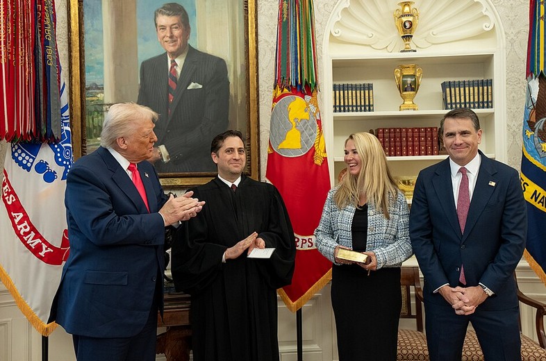 Home 1 Donald J. Trump swears in Todd Blanche
