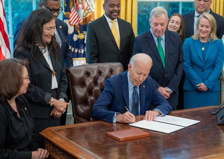 biden signing document