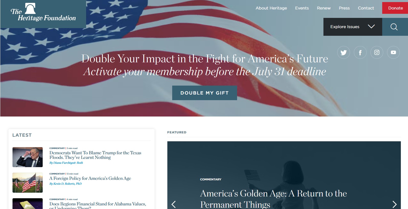 heritage foundation org website