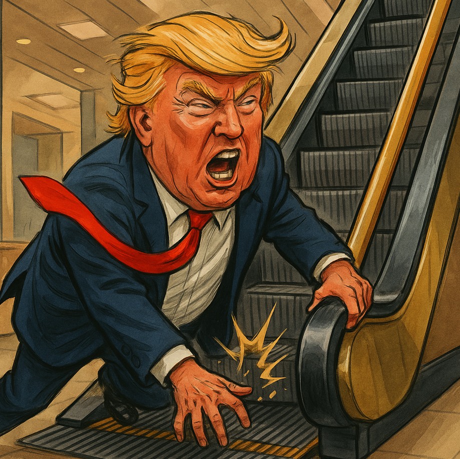 trump escalator attack