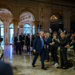 President Donald J. Trump delivers remarks at a Crypto conference at the Mar-a-Lago Club, Saturday, April 25, 2025, in Palm Beach, Florida. (Official White House Photo by Daniel Torok)