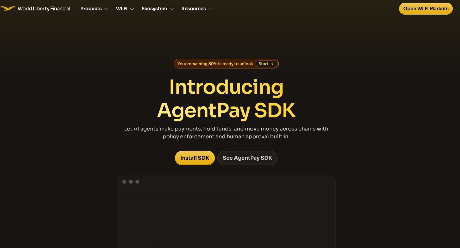 world liberty financial homepage