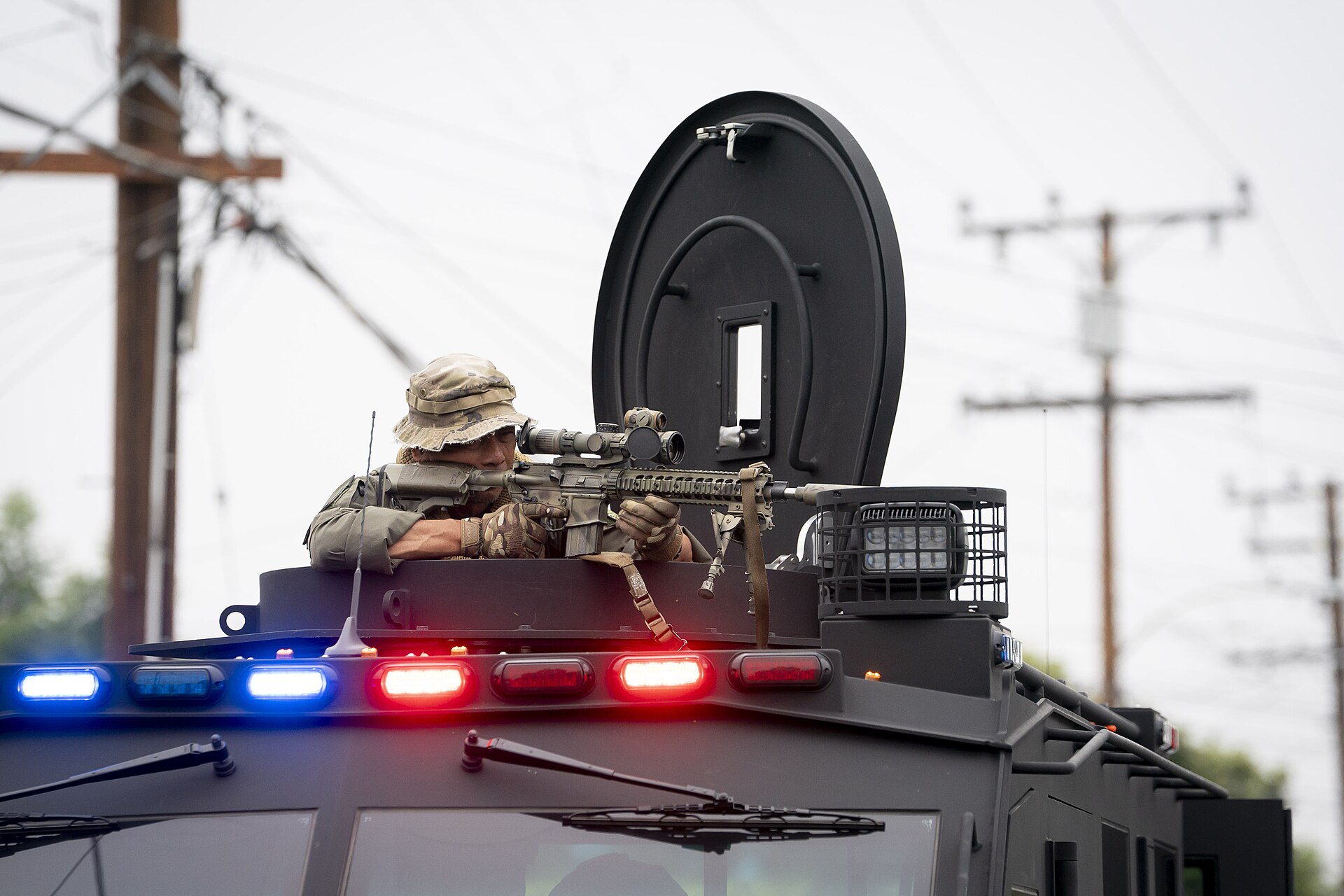 Department of Homeland Security (DHS) Secretary Kristi Noem participates in U.S. Immigration and Customs Enforcement (ICE) Enforcement and Removal Operations (ERO) in Los Angeles, California, June 12, 2025. (DHS photo by Tia Dufour)